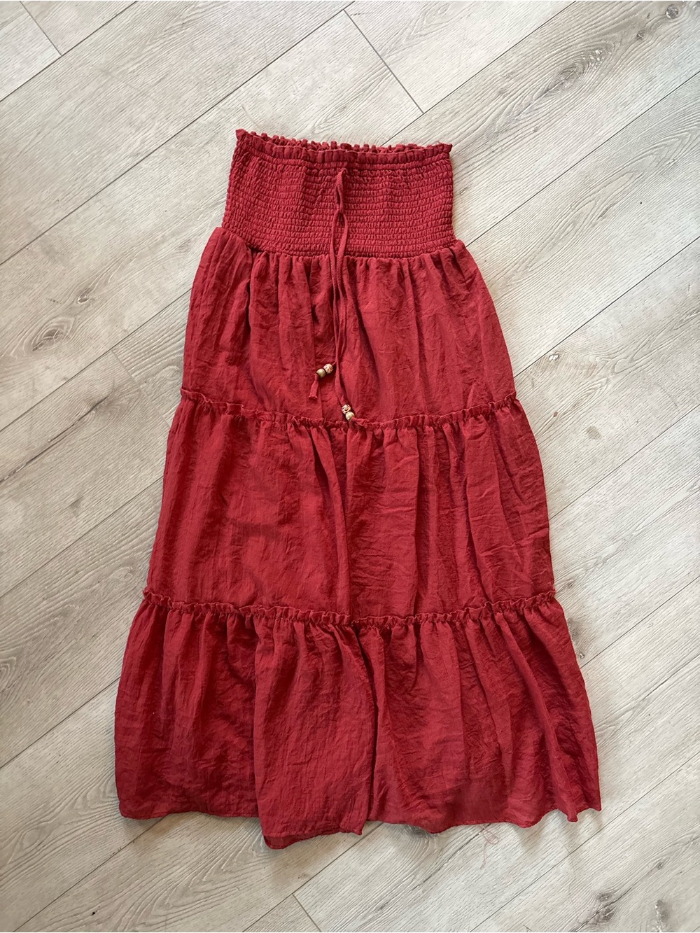 LIFE Tiered Maxi Skirt Size S